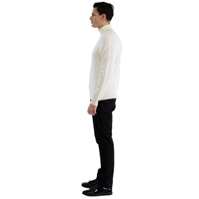 MENS OFF-WHITE PULLOVER TURTLENECK SWEATER 2   - from alligatorwarehouse.com