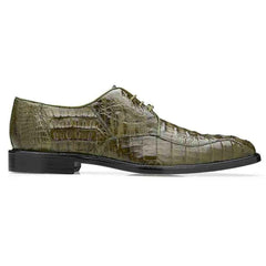 Belvedere Chapo  Men's Designer Shoes Exotic Crocodile Hornback Oxfords