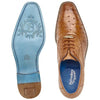 Belvedere Orlando  Men's Shoes Peanut Genuine Ostrich Formal Oxfords 3 MEN D01 BLACK-M-08.5  - from alligatorwarehouse.com