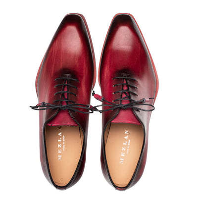 Dietro Whole Cut Oxford Burgundy By Mezlan Made In Spain Brand 4   - from alligatorwarehouse.com