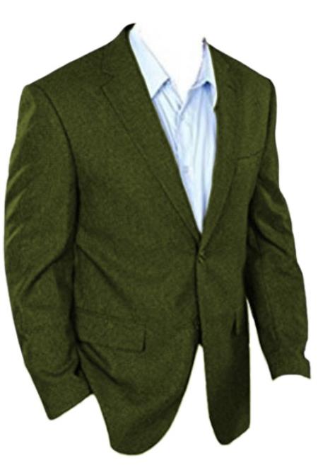 Mens Classic Fit Sport Jacket Olive