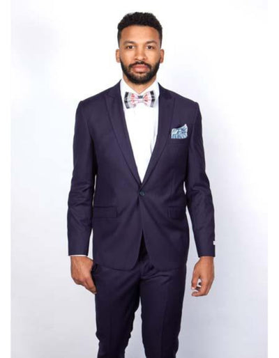 Men's Rossiman Rossi Man Brand Tapered Plum Leg Lower Rise Pants & Get Skinny 1 Button Slim Fit Peak Lapel Suit 100% Wool 1 34-Shrt-ExSml-SM3341  - from alligatorwarehouse.com