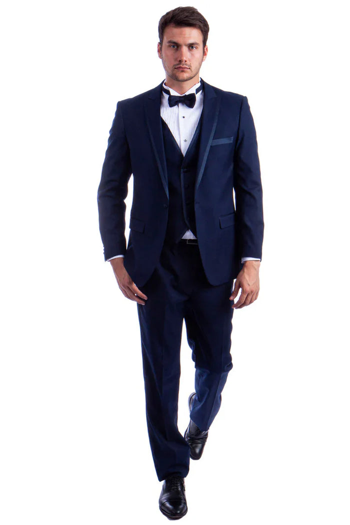 Men’s Grey 2 Button Trim Cowboy Tuxedo with Vest, Western Wedding Formal Suit