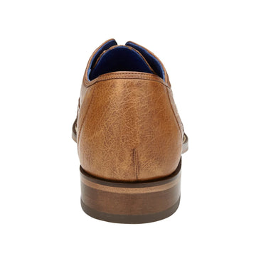 Men's Belvedere Orlando Ostrich Quill Plain Toe Dress Shoe in Antique Peanut 5 MEN D01 ANT. PEANUT-M-12  - from alligatorwarehouse.com