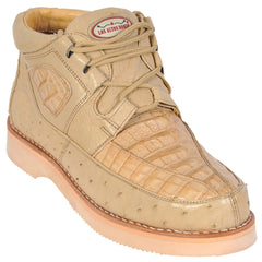 Los Altos Casual Oryx Caiman & Ostrich Skin Sneakers