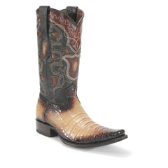 Los Altos Oryx Caiman Belly Square Toe Boots