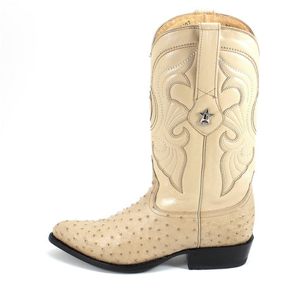 Los Altos Men's Oryx Full Quill Ostrich Boots 3   - from alligatorwarehouse.com