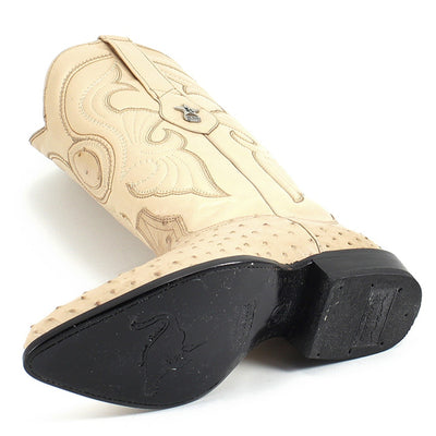 Los Altos Men's Oryx Full Quill Ostrich Boots 2   - from alligatorwarehouse.com