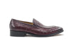 Ostrich Embossed Calfskin Slip-on Loafer 3 KS886-202EFOGR75  - from alligatorwarehouse.com
