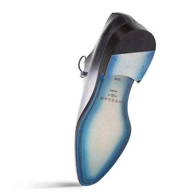 Barbaro Two-Tone Oxford Grey/Black By Mezlan Made In Spain Brand 3   - from alligatorwarehouse.com