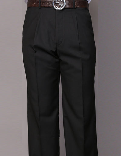 Statement Men's Outlet Big & Tall Dress Pants 1 PA-200G-BLACK-44  - from alligatorwarehouse.com