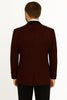 Paisley-300 Burgundy and Black Tuxedo Blazer with Bow Tie 2   - from alligatorwarehouse.com