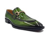 Patent Leather Buckle Loafer 2 KS303-01POLIVE75  - from alligatorwarehouse.com