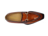 Patent Leather Buckle Loafer 10 KS303-01POLIVE75  - from alligatorwarehouse.com
