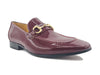 Patent Leather Horse Bit Loafer 22 KS308-101PCHARCOAL7  - from alligatorwarehouse.com