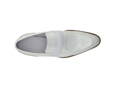 Patent Leather Tuxedo Penny Loafer 7 KS479-601PBLACK9  - from alligatorwarehouse.com