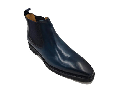 Patina Chelsea Boot Lug Sole 9 KB480-102COGNAC75  - from alligatorwarehouse.com