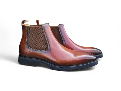 Patina Chelsea Boot Lug Sole