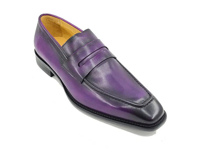 Patina Finished Penny Loafer 3 KS509-32PURPLE75  - from alligatorwarehouse.com