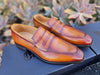 Patina Finished Penny Loafer 5 KS509-32PURPLE75  - from alligatorwarehouse.com