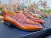 Patina Finished Penny Loafer 6 KS509-32PURPLE75  - from alligatorwarehouse.com