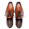 Cupula Patina Oxford Tan Leather Whole-Cut Calfskin Shoes By Mezlan Made In Spain Brand 3   - from alligatorwarehouse.com