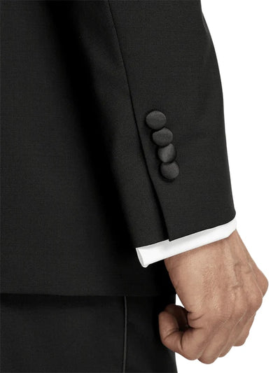 Mens Single Breasted Peak Lapel Tuxedo Jacket Black 4   - from alligatorwarehouse.com