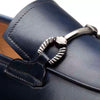Mezlan Brunello Pearl Grey/Navy Two-Tone Bit Loafer 4   - from alligatorwarehouse.com