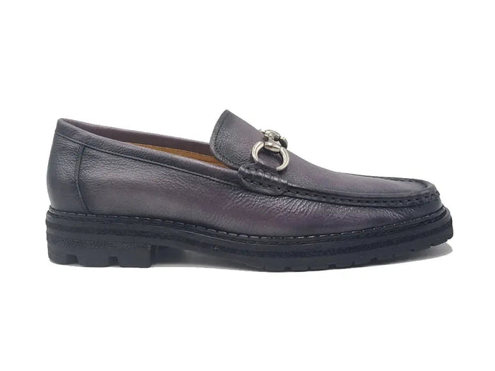 Carrucci Horsebit Loafer Lug Sole