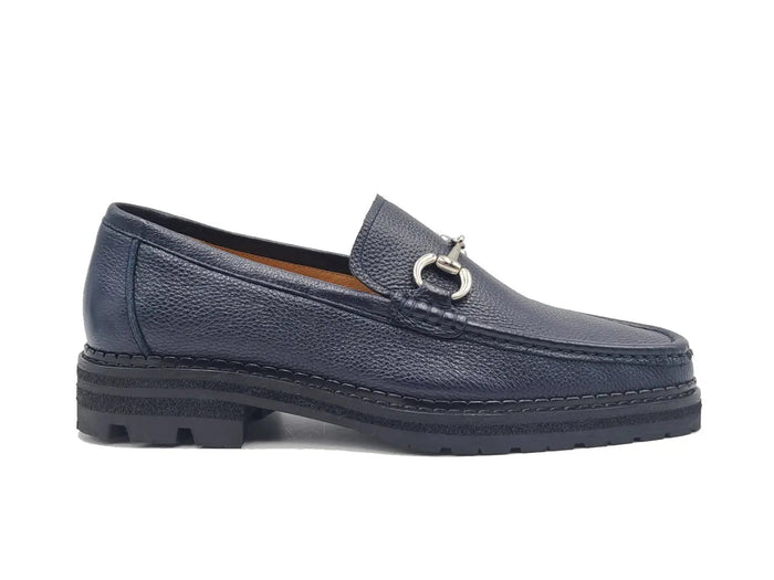 Carrucci Horsebit Loafer Lug Sole