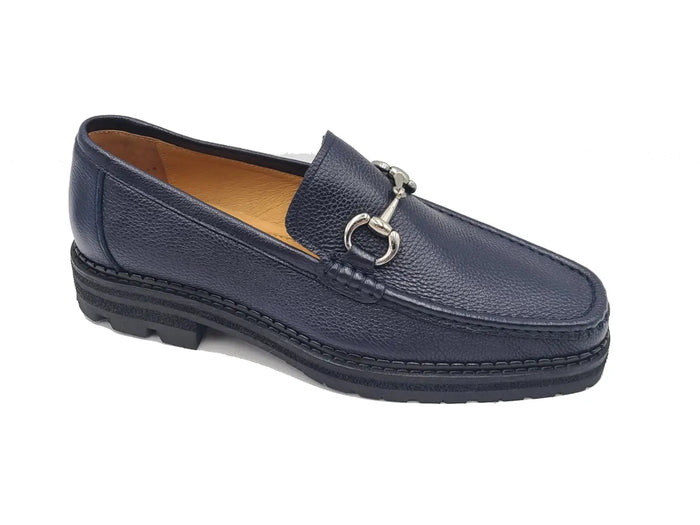 Carrucci Horsebit Loafer Lug Sole