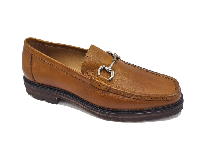Carrucci Horsebit Loafer Lug Sole