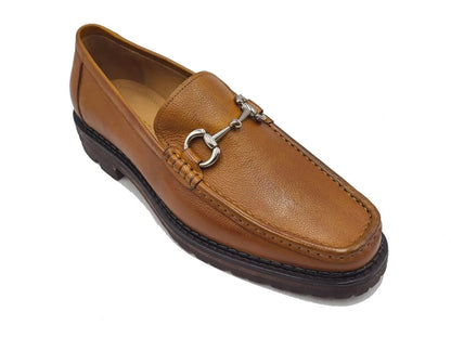 Carrucci Horsebit Loafer Lug Sole