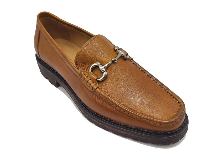 Carrucci Horsebit Loafer Lug Sole