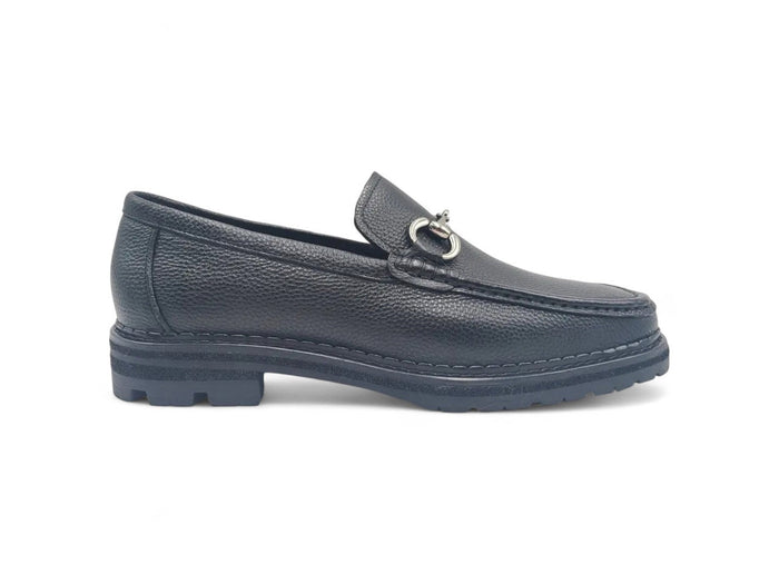 Carrucci Horsebit Loafer Lug Sole