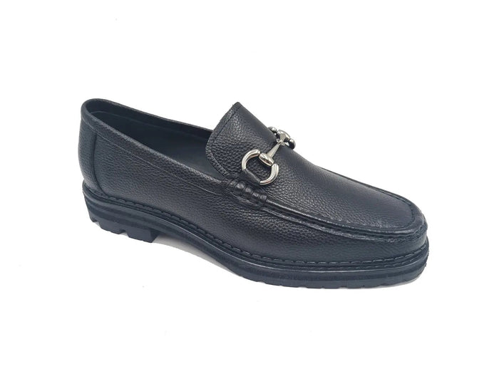 Carrucci Horsebit Loafer Lug Sole