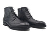 Pebble Leather lace-up boot with lightweight sole 4 CR5527BLACK9  - from alligatorwarehouse.com