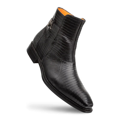 Peninsula Lizard Emblem Boot Black By Mezlan Made In Spain Brand 1   - from alligatorwarehouse.com