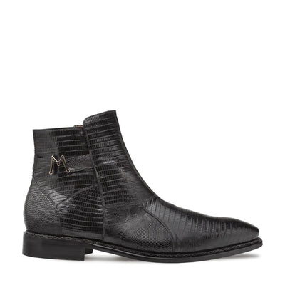 Peninsula Lizard Emblem Boot Black By Mezlan Made In Spain Brand 7   - from alligatorwarehouse.com