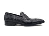 Penny Loafer Features Alligator Embossed Calfskin 6 KS503-06WHISKY8  - from alligatorwarehouse.com