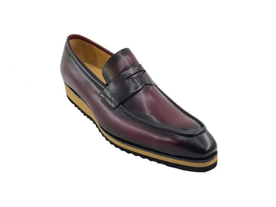 Penny Loafer with Lightweight Sole 2 KS516-01BURGUNDY75  - from alligatorwarehouse.com