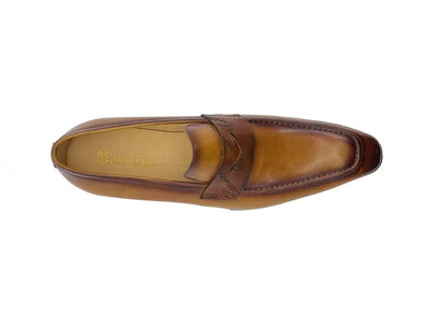 Penny Loafer with Lightweight Sole 16 KS516-01BURGUNDY75  - from alligatorwarehouse.com