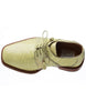 Ferrini Shoes - Mens Alligator Dress Shoe - Ferrini 205 Belly Alligator Plain Toe Shoes Peridot 3 F205-PD-060  - from alligatorwarehouse.com