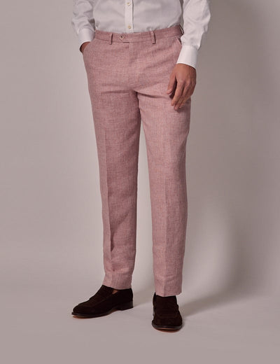 Mens Linen Suit For Beach Wedding - Summer  Suit in Pink 11 1D-7810  - from alligatorwarehouse.com