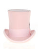 Victorian Steampunk Top Hat - 1800 19th Century - Dressy Loden Felt Top Pink Hat 2   - from alligatorwarehouse.com