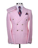 Mens Designer Modern Fit Double Breasted Wool Suit with Gold Buttons in Yellow 2 DB-1717  - from alligatorwarehouse.com