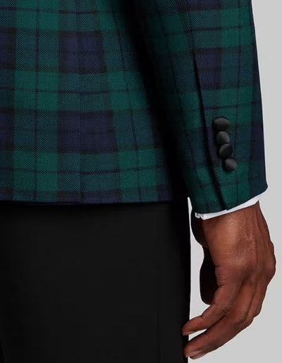 Plaid Dinner Jacket - Green Tartan Sportcoat 3   - from alligatorwarehouse.com