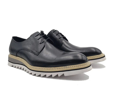 Plain Toe Blucher Style Oxford 1 KS552-04BLACK75  - from alligatorwarehouse.com