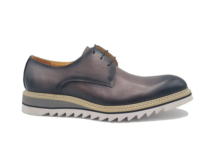 Carrucci Plain Toe Blucher Style Oxford