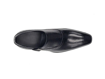 Plain Toe Single Monk Loafer 10 KS503-05COGNAC8  - from alligatorwarehouse.com